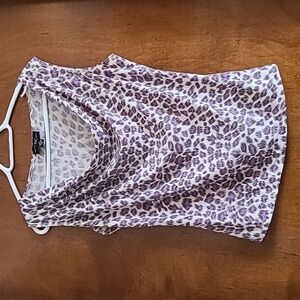 2 for $25 - INC International Concepts Women’s Size Large White & Purple Top